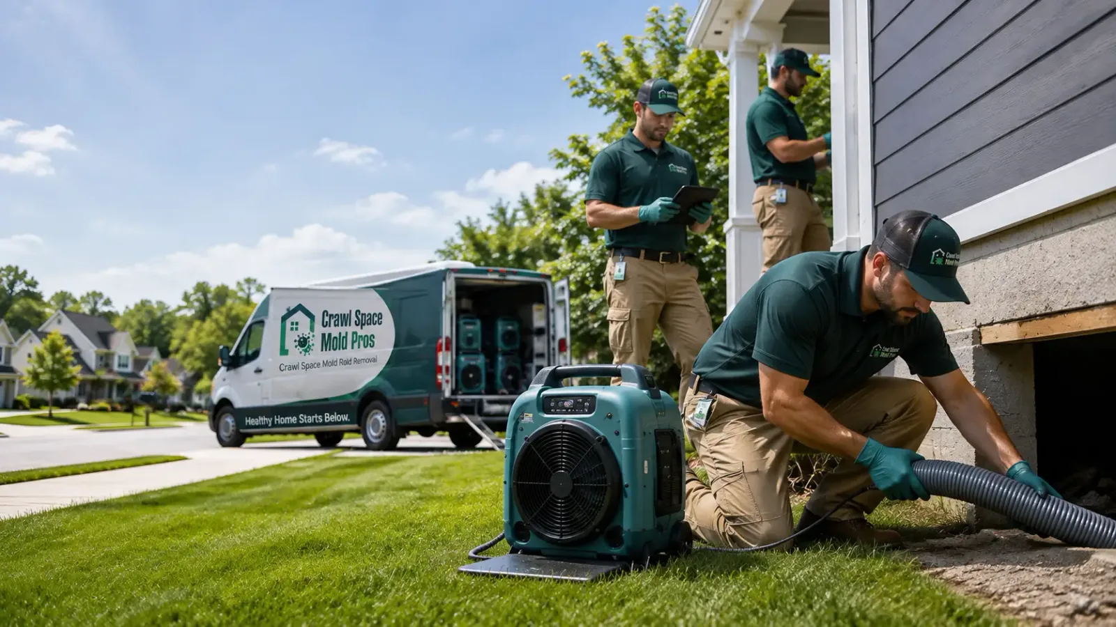 Crawl Space Mold Removal in Tremont, IL